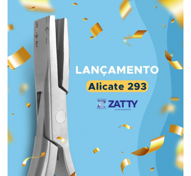 Alicate Ortodôntico para Dobra Superior I/E 293- Zatty - 1