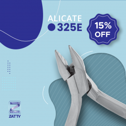 Alicate Ortodôntico para Fios Extra Oral 325E - Zatty